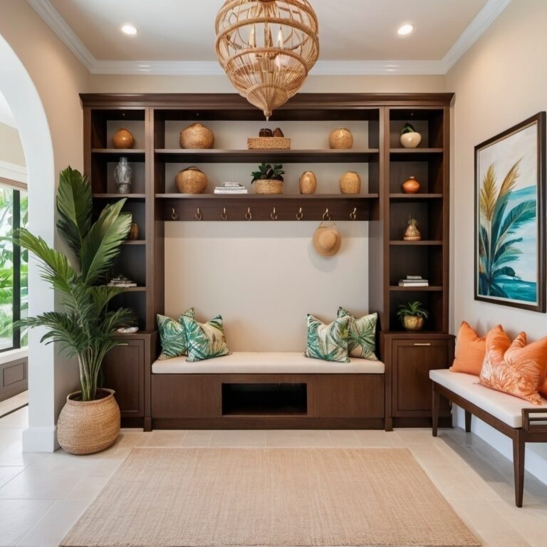 M35-Custom-Mudroom-Cabinets-Walnut-Finish-Shelving