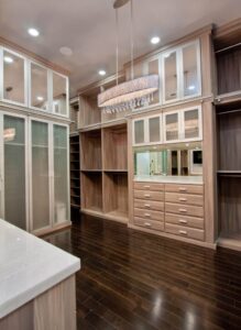 Luxury walk in closet design