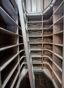 Shelves installation process