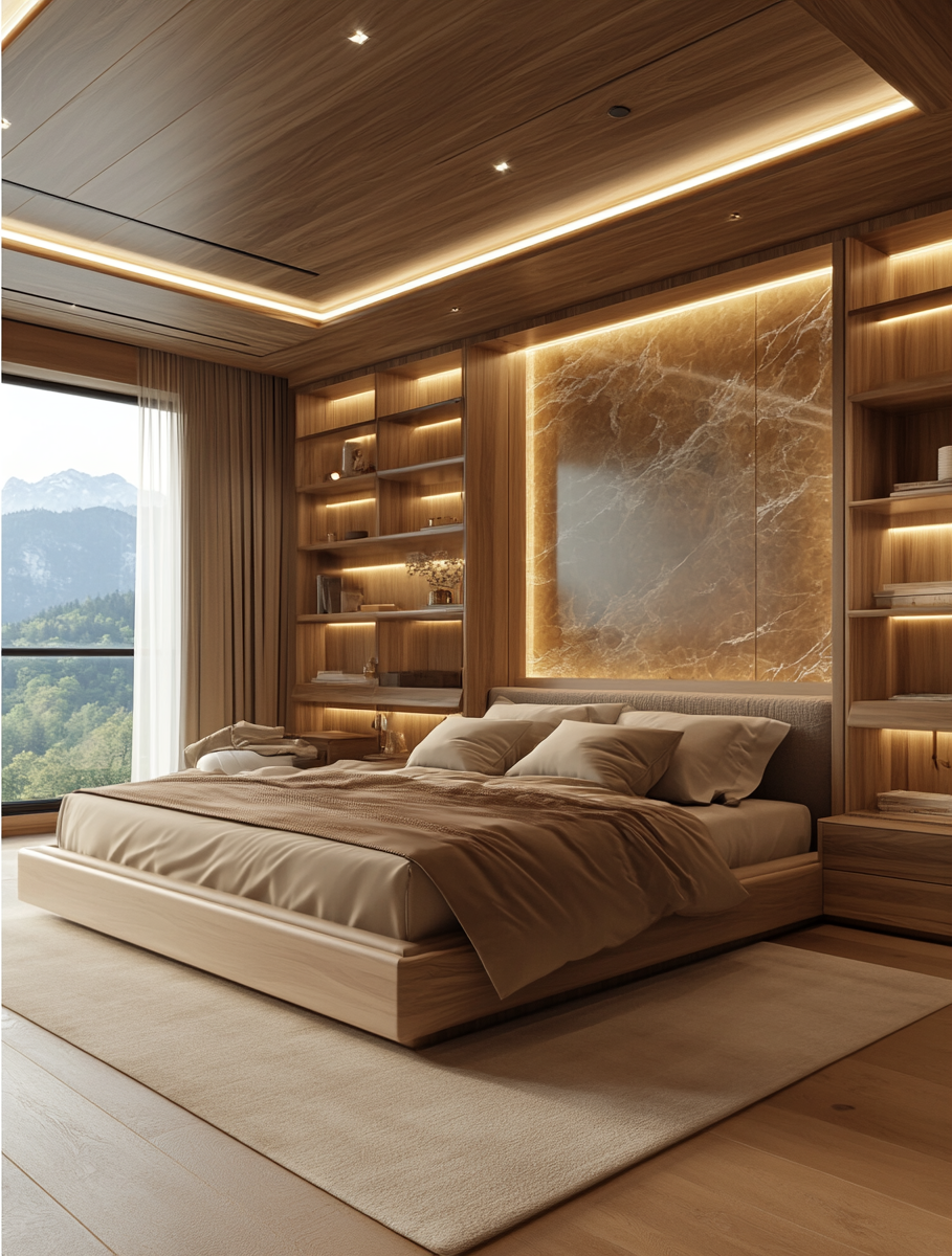 Luxury custom Murphy bed in Jensen Beach with minimalist design, offering space-saving storage and modern elegance for any room.