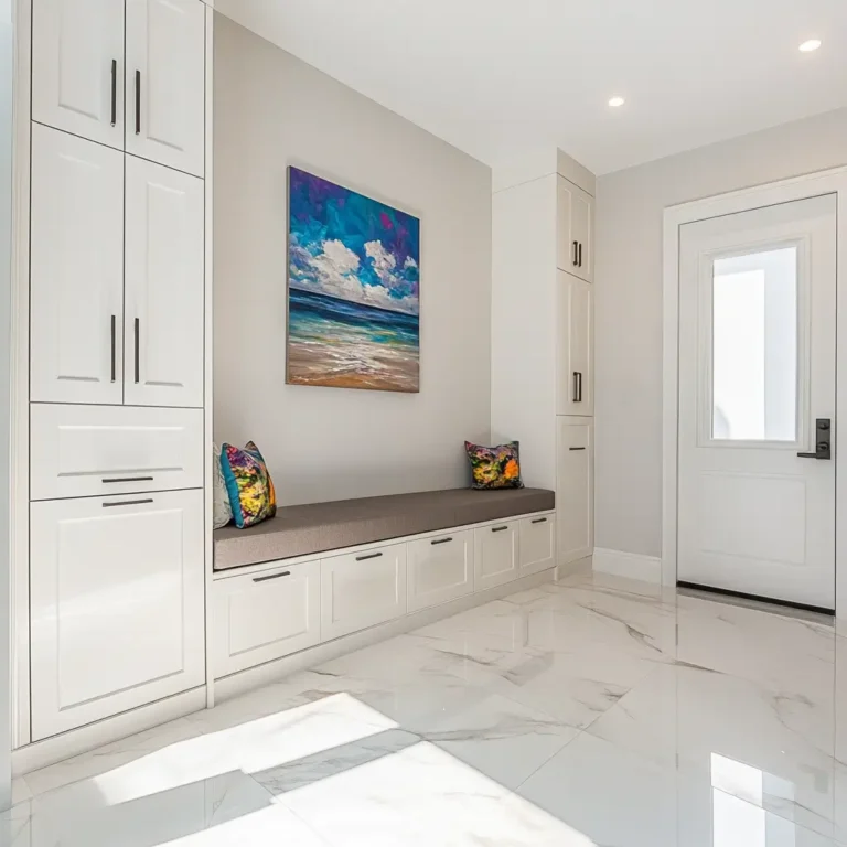 M41-Modern-Mudroom-Built-In-Cabinets-Bench-Storage