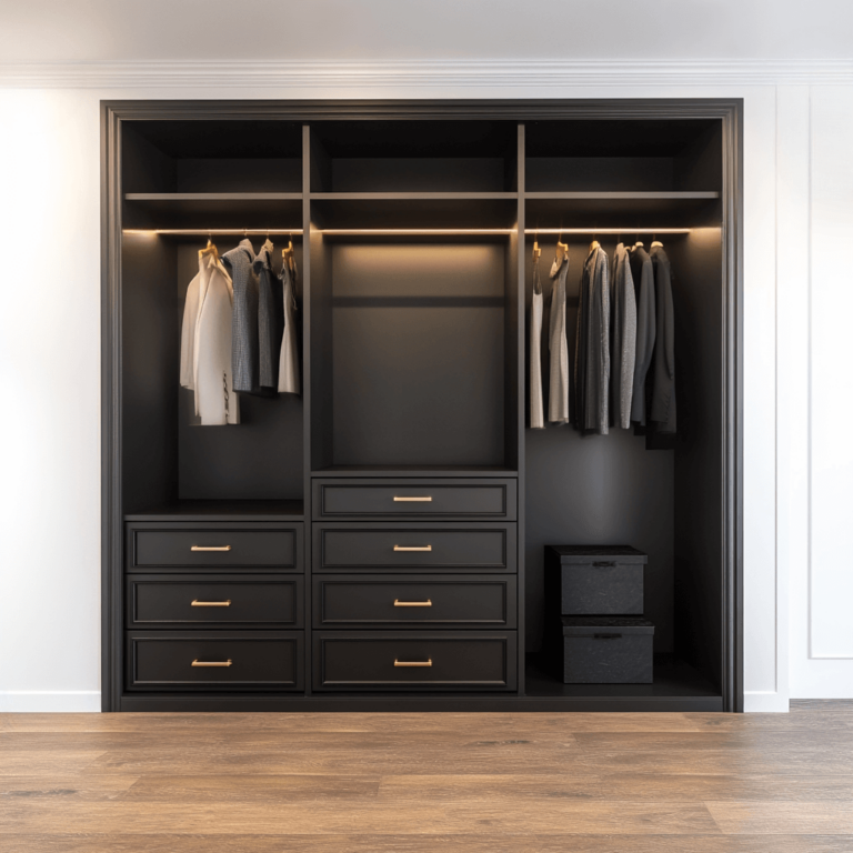 Ri6-Modern-Reach-In-Closet-Custom-Drawers-Hanging-Space