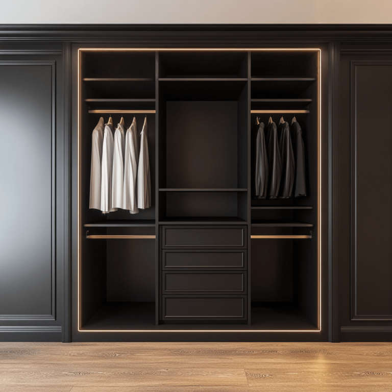Ri7-Modern-Reach-In-Closet-With-Drawers-And-Led-Lighting