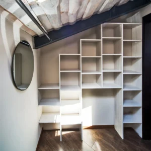 SMSA1-small-space-storage-ideas-custom-built-shelving-under-ceiling-or-stairs