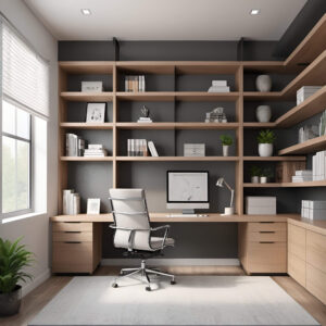 custom contemporary home office